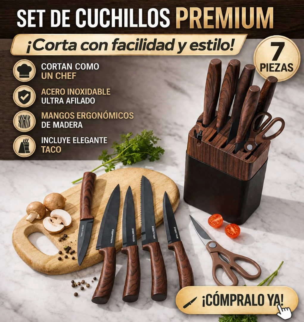 Set de cuchillos premium's foto | CamiJuly  |  BizneCubano