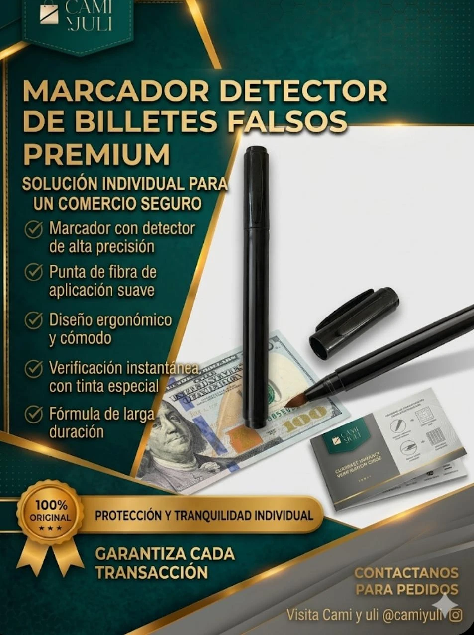 Plumones detectores de billetes falsos's foto | CamiJuly  |  BizneCubano
