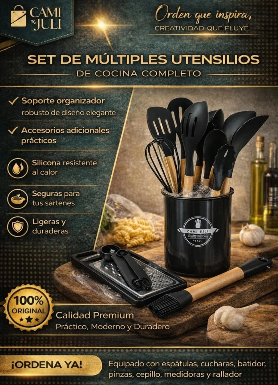 Set de Múltiples Utensilios de Cocina's foto | CamiJuly  |  BizneCubano