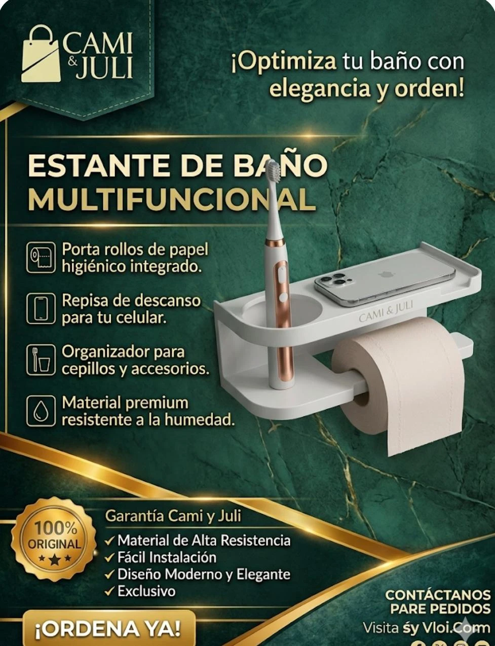 Estante Multifuncional porta rollos's foto | CamiJuly  |  BizneCubano