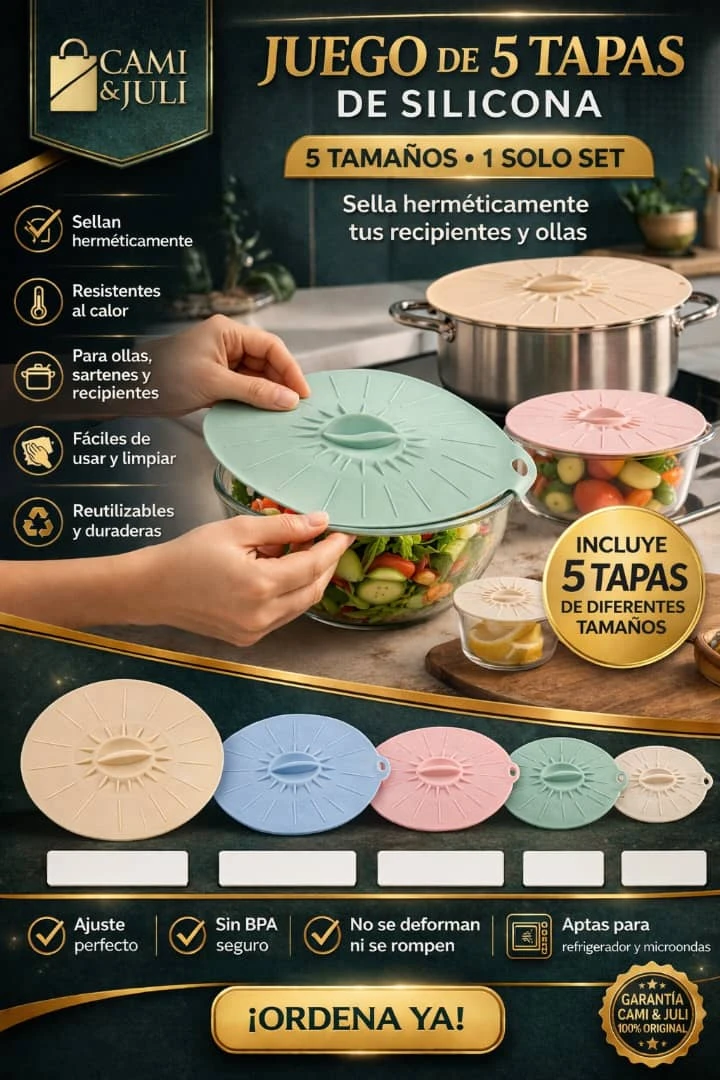 Juego de tapas de silicona para ollas's foto | CamiJuly  |  BizneCubano