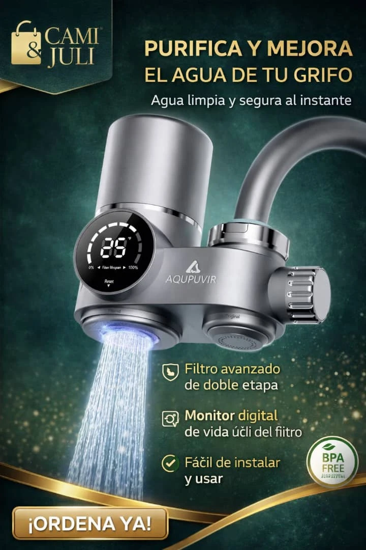 Purificador de agua para grifo, filtro's foto | CamiJuly  |  BizneCubano