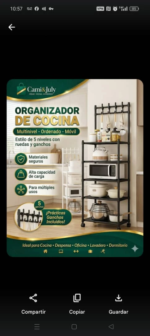 Estante  multiusos para cocina's foto | CamiJuly  |  BizneCubano