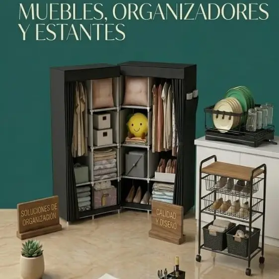 Imagen de Muebles, organizadores y estantes
